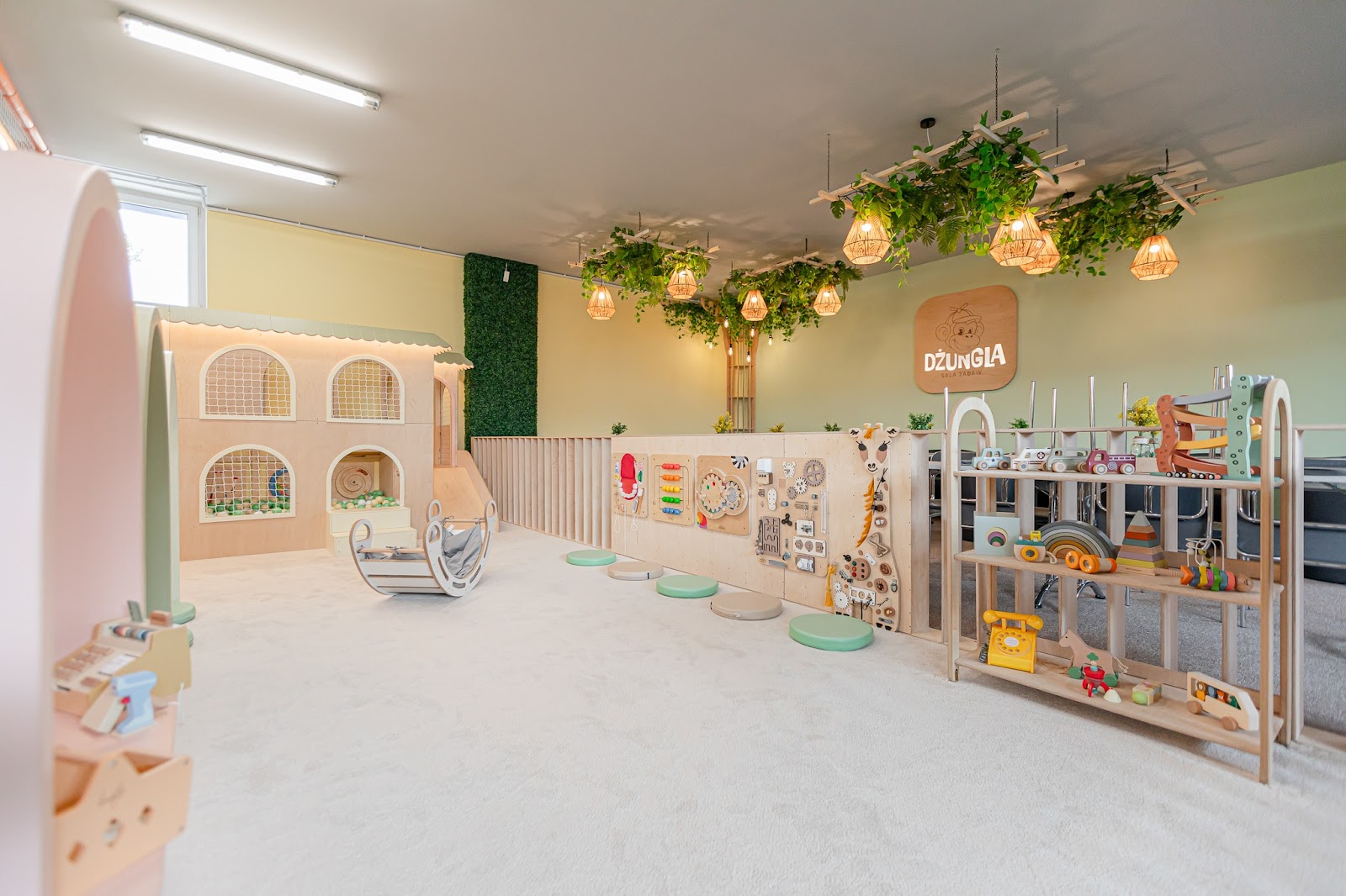 Jungle playroom for children